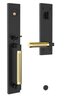 Satin Black-190 / Polished Brass,No Lacquer-031