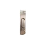 Trimco 10352710CU 3-1/2 Inch x 15 Inch Pull Plate with 6 Inch Center to Center Ultimate Restroom Pull Healthy Hardware Steralloy Finish