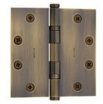 Baldwin 1046.I Estate 4.5 Inch x 4.5 Inch Solid Brass Ball Bearing Full Mortise Hinge with Square Corners (Sold Each) product