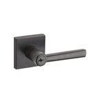 Kwikset 740MRL SQT SMT Montreal Keyed Entry Leverset with Square Rosettes with SmartKey