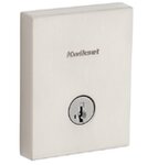 Kwikset 258 RCT SMT Downtown Contemporary Rectangular Single Cylinder Deadbolt with SmartKey