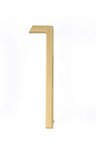 Emtek 2831 Modern 7 Inch Brass House Number &quot;1&quot; product