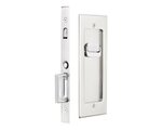Emtek 2115 Modern Rectangular Privacy Pocket Door Mortise Lock for 1-7/8&quot; Thick Doors