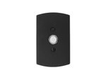 Emtek 2424 Sandcast Bronze Doorbell Button with #4 Rosette