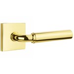 Emtek R-Bar Smooth 5110 Select Brass Passage Leverset with Square Rosette for Left Handed Doors product
