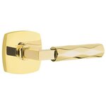 Emtek L-Square Tribeca 5306 SD Select Brass Single Dummy Lever with Urban Modern Rosette for Left Handed Doors product