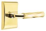 Emtek R-Bar Tribeca 5051 Select Brass Full Dummy Leverset with Neos Rosette product