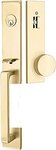 Emtek 4818 Davos One Piece Single Cylinder Handleset with Round Knob