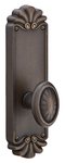 Emtek 6102 8-1/4 Inch Height Lost Wax Cast Bronze #16 Sideplate Passage Set