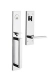 Baldwin 85392.RENT Estate Minneapolis Full Escutcheon Single Cylinder Handleset for Right Handed Doors
