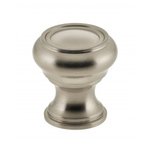 Omnia 9045/31 1-1/4 Inch Diameter Solid Brass Knob
