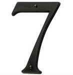 Baldwin 90677 4-3/4 Inch Tall House Number 7