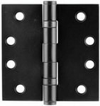 Emtek 96414 4 Inch x 4 Inch Ball Bearing Solid Brass Hinge with Square Corners (Sold in Pairs)