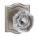 Omnia 955ARPR Privacy Knobset with Arched Rosette From the Prodigy Collection