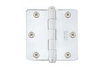 Emtek 96223 3-1/2 Inch x 3-1/2 Inch Heavy Duty Solid Brass Hinge with 1/4 Inch Radius Corners (Sold in Pairs) product