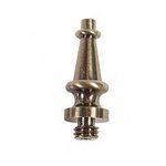 Emtek 97214 Solid Brass Steeple Tip Hinge Finial for 4 Inch x 4 Inch Solid Brass Residential Duty Hinges