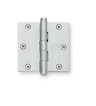 Omnia 985/35BTN 3-1/2 Inch x 3-1/2 Inch Mortise Hinge with Square Corners (Sold Each)