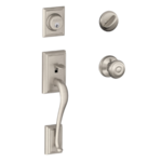 Schlage F60ADDxGEO Addison Single Cylinder Handleset with Georgian Interior Knob product