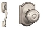 Schlage FE285 CAM/GEOxCAM Camelot Lower Handleset with Georgian Knob &amp; Camelot Rosette product