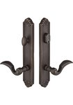 Emtek 1341 Bronze Tuscany 10 Inch Keyed Multi Point Lock Trim