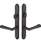 Emtek 1321 Sandcast Arched 10 Inch Keyed Multi Point Lock Trim