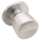 Schlage A25D TUL Tulip Exit Only Door Knob with Exterior Blank Plate