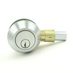 Dexter Commercial DB20004WBSCT KDC Single Cylinder Grade 2 Deadbolt with C Keyway; 4 Way Bolt; and 2-3/4
