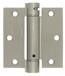 Deltana DSH35 Single Action 3-1/2 Inch x 3-1/2 Inch Steel Spring Hinge with Square Corners (Sold Each)