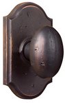Weslock 7105 Durham Molten Bronze Collection Single Dummy Knob with Premiere Rosette