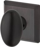 Baldwin PV.ELL.TSR Reserve Ellipse Privacy Knobset with Traditional Square Rosette