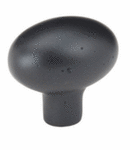 Emtek 86053 Sandcast Bronze Egg Cabinet Knob 1-1/4 Inch Diameter