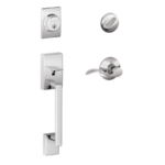 Schlage F60CENxACCRH Century Single Cylinder Handleset with Accent Interior Lever for Right Handed Doors product