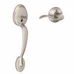 Schlage FE285 PLY/ACC Plymouth Lower Handleset with Accent Lever for Left Handed Doors