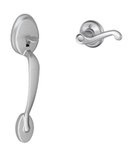 Schlage FE285 PLY/FLA Plymouth Lower Handleset with Flair Lever for Left Handed Doors