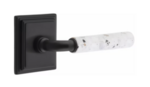 Emtek R-Bar Terrazzo 8561 SD Select Brass Single Dummy Lever with Wilshire Rosette for Left Handed Doors product