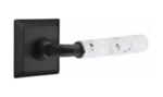Emtek R-Bar Terrazzo 8531 Select Brass Full Dummy Leverset with Quincy Rosette product