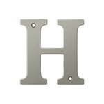 Deltana RL4H Solid Brass 4 Inch House Letter &quot;H&quot;