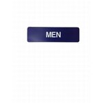 Don-Jo HS907 Men's / Handicap ADA Blue Bathroom Sign with Braille