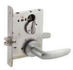 Schlage L9040 07A Bath/Bedroom Privacy Mortise Lock with 07 Lever and A Rose