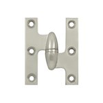 Deltana OK2520-R 2-1/2 Inch x 2 Inch Solid Brass Olive Knuckle Hinge - Right Handed
