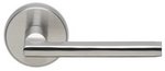 Omnia 43PR Stainless Steel Privacy Leverset