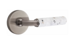 Emtek R-Bar Terrazzo 5209 Select Brass Privacy Leverset with Disk Rosette for Left Handed Doors product