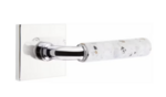Emtek R-Bar Terrazzo 5110 Select Brass Passage Leverset with Square Rosette for Left Handed Doors product