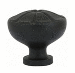 Emtek 76013 Wrought Steel Petal Cabinet Knob 1 Inch Diameter