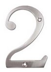 Deltana RN4-2U Solid Brass 4 Inch House Number &quot;2&quot; product