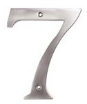 Deltana RN4-7U Solid Brass 4 Inch House Number &quot;7&quot; product