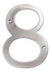 Deltana RN6-8U Solid Brass 6 Inch House Number &quot;8&quot; product