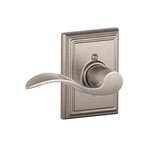 Schlage F170ACC/ADD RH Accent Single Dummy Right Handed Lever with Addison Decorative Rosette