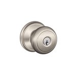 Schlage F51AND Andover Keyed Entry Knobset