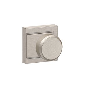 Schlage F10BWE/ULD Bowery Passage Knobset with Upland Decorative Rosette